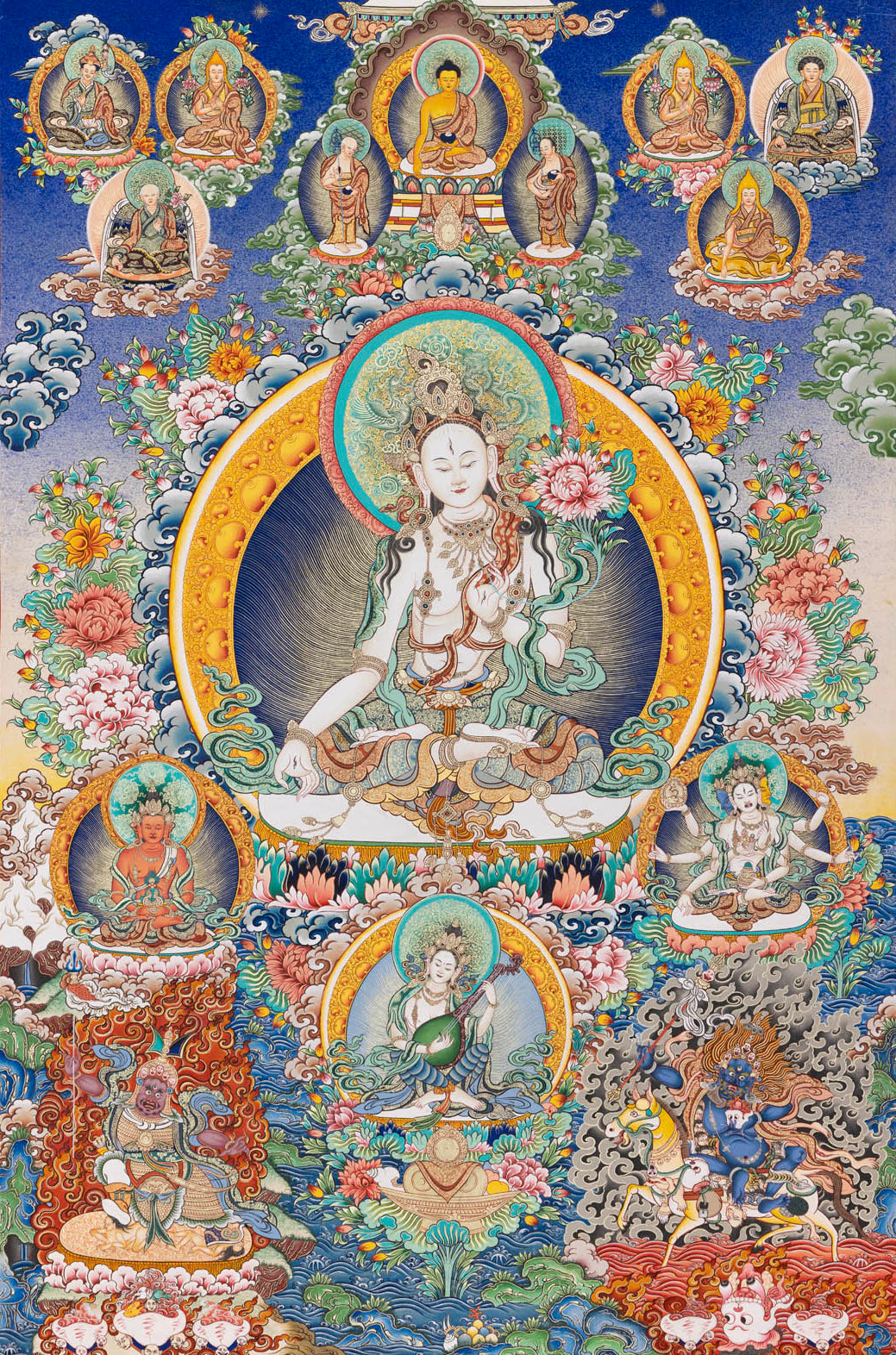 44. 長壽三尊